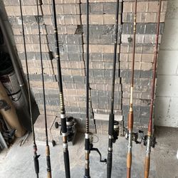 Fishing Rods. $140 ALL for Sale in Zephyrhills, FL - OfferUp