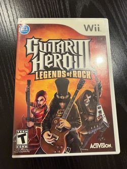 Guitar Hero 3: Legends of Rock Wii
