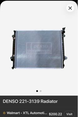 DENSO (contact info removed) Radiator