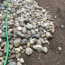Free Beautiful Landscaping Rocks ——- Bring Your Own Bucket