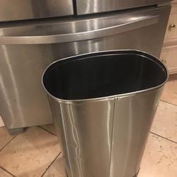 Stainless Steel Trash Can No Lid 40 Gallon