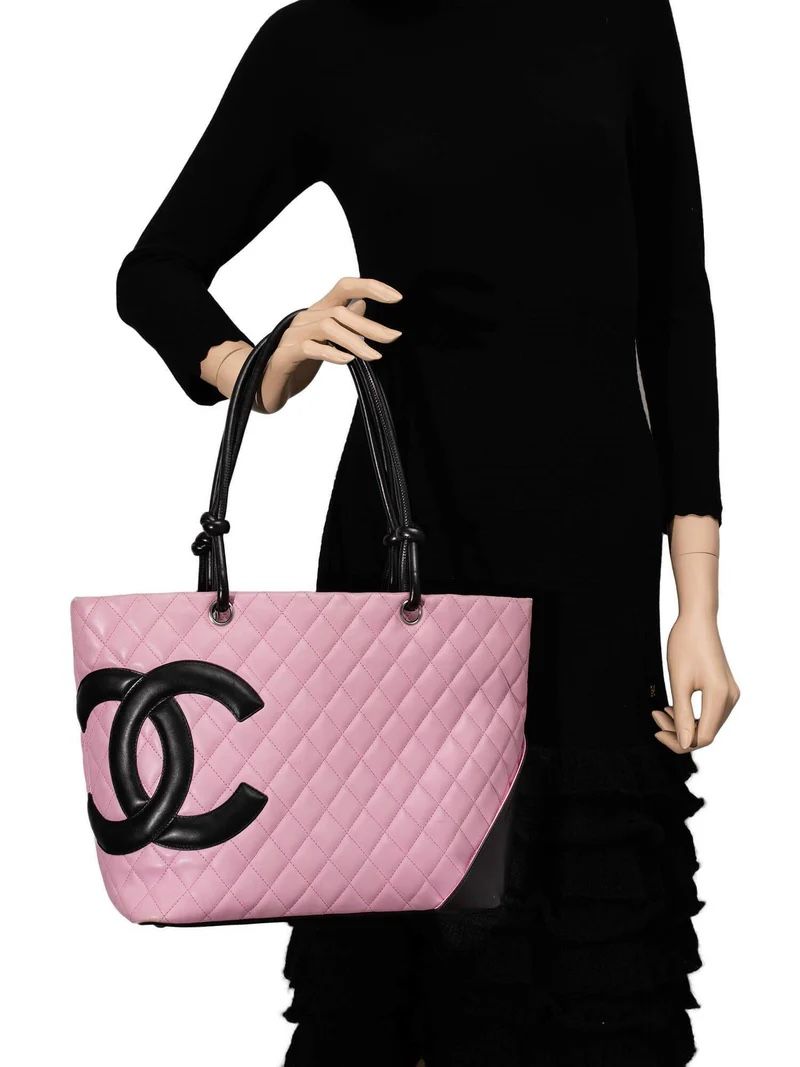 Vintage Chanel Cambon Shoulder Bag Pink