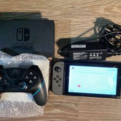 Nintendo Switch System Complete With Pro Controller 