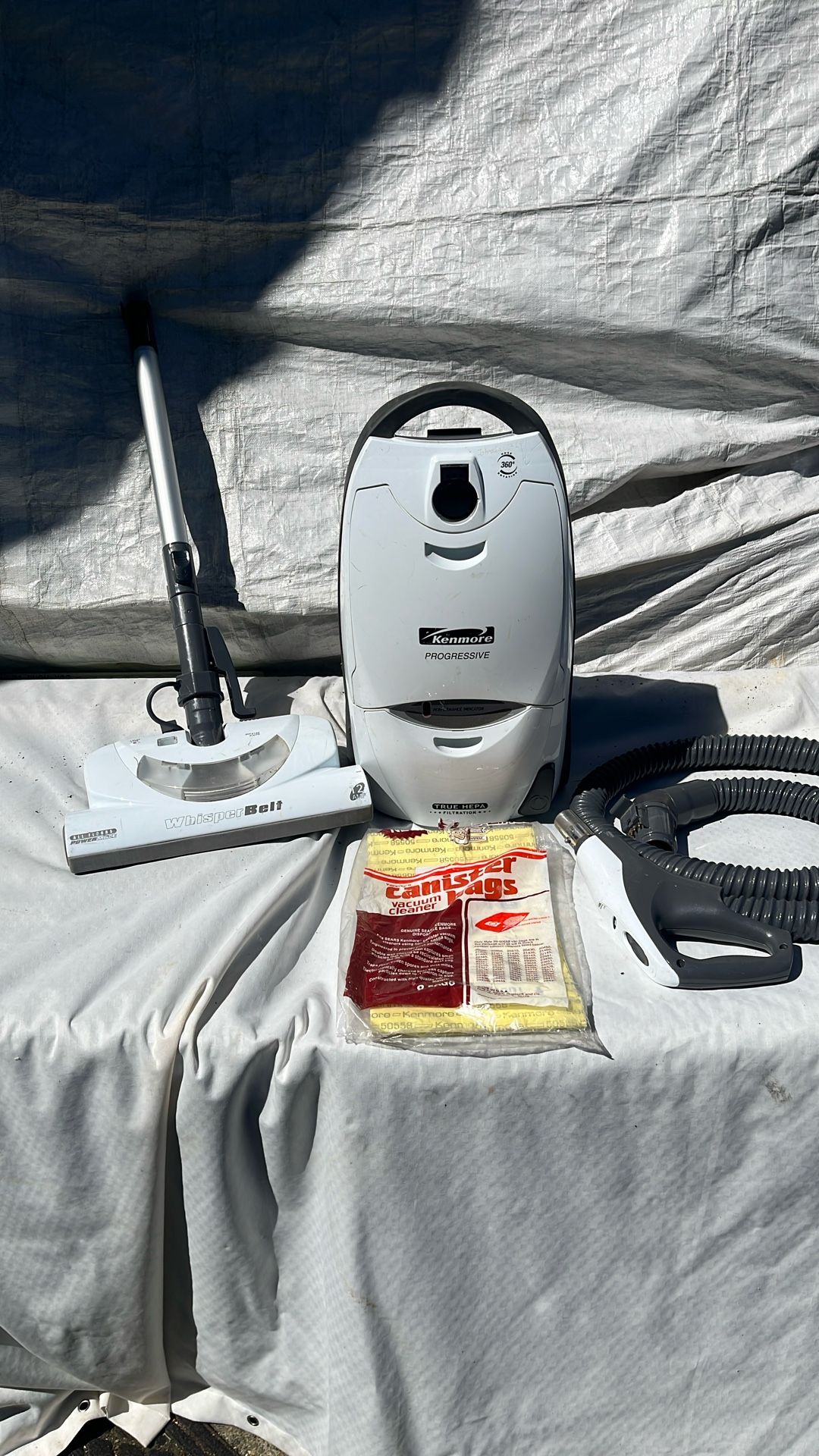 Kenmore Cannister Vacuum Cleaner W/Attachments