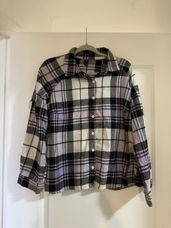 Plaid Button Down Shirt - 1XL 