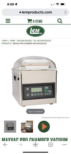 LEM MaxVac Pro Chamber Vacuum Sealer