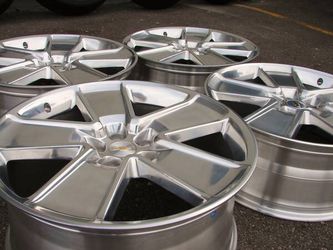 ////// 21" CHEVY CAMARO POLISHED WHEELS BRAND NEW SET OF 4 //////