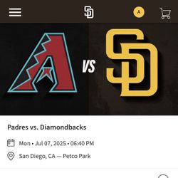 Padres Tickets 7/7/25