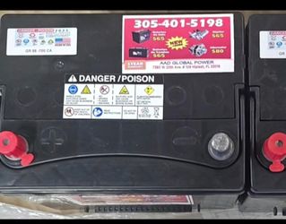 From group-86, new battery for car, 1 year warranty