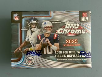 2025 Topps Chrome NFL Football Blaster Box