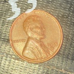 1955D Lincoln Wheat Penny