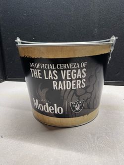 Modelo Las Vegas Raiders Metal Beer Bucket
