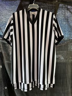 Football Referee Uniform Bundle – XL Striped Shirts + Size 34 Pants