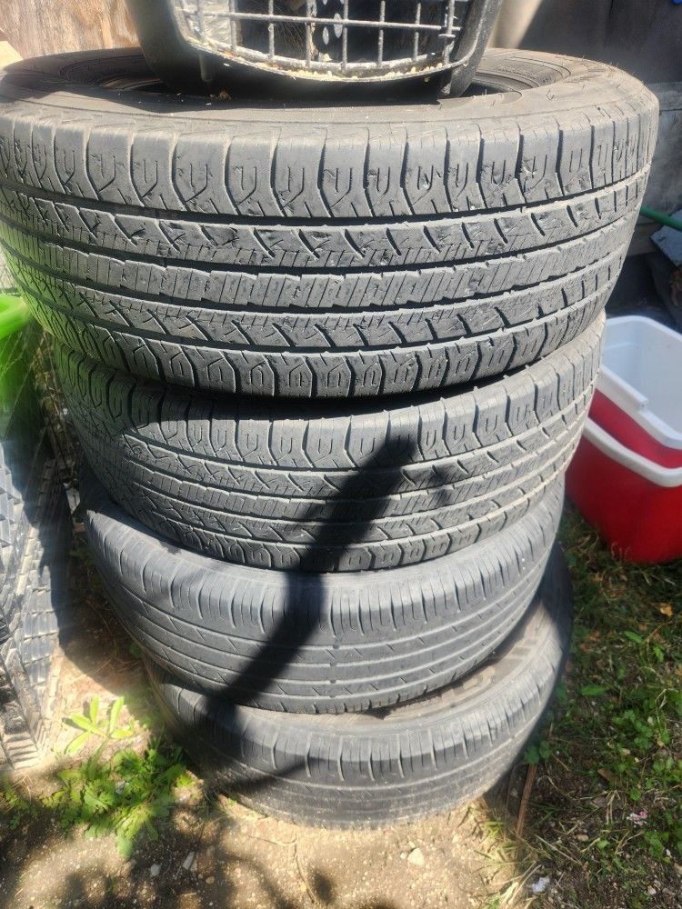 Suv or Truck Tires 235x65x17 "Good Year Assurence and Radial GT "In Good usable condition "