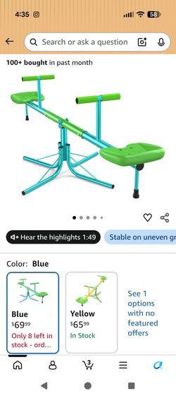 Seesaw for kids