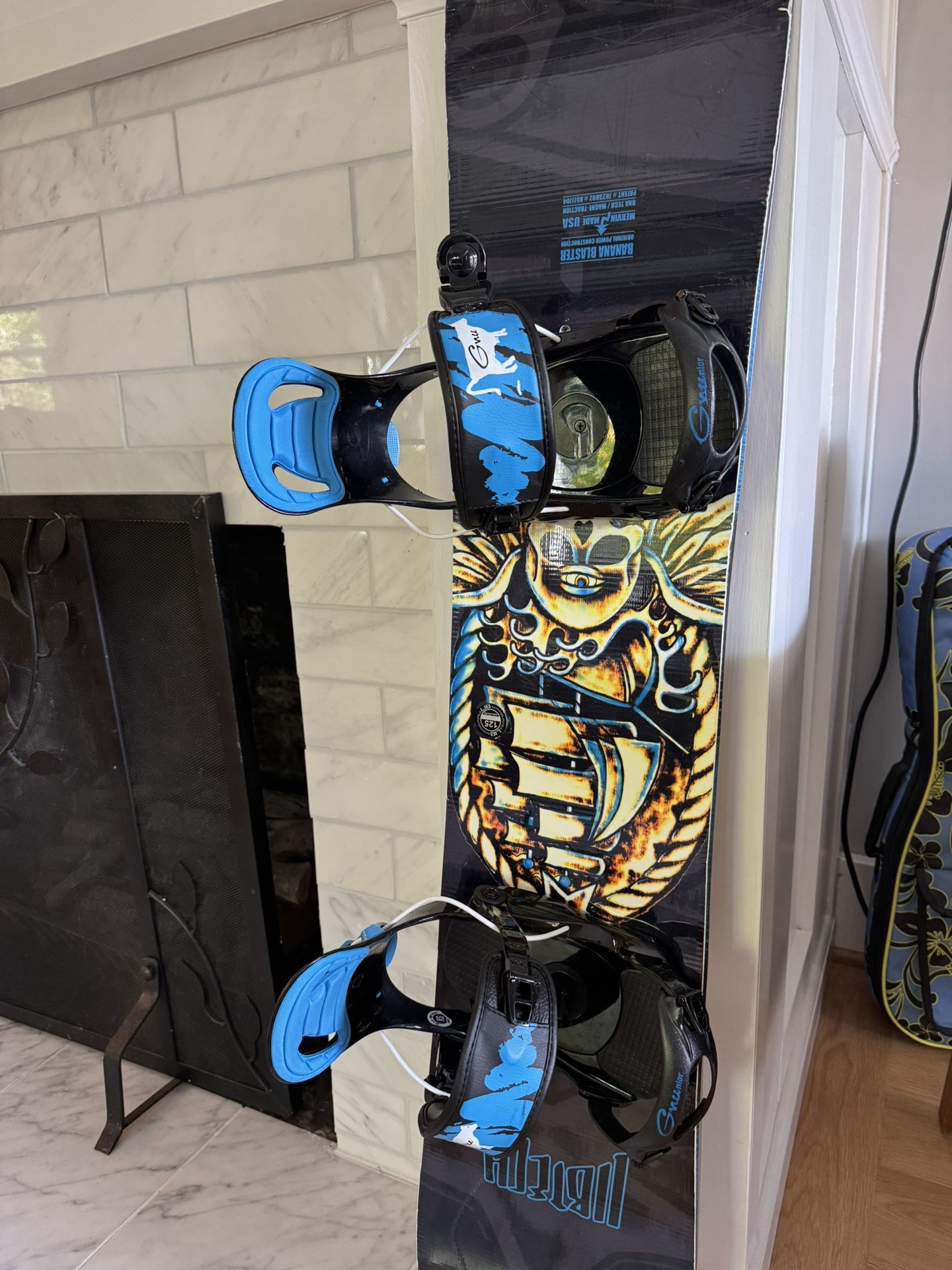 Youth Snow Board & Bindings 122cm