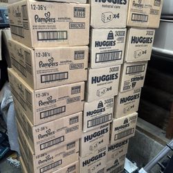 BABY WIPES , PAMPERS & HUGGIES