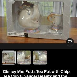 Disney Parks Teacup And Chip 