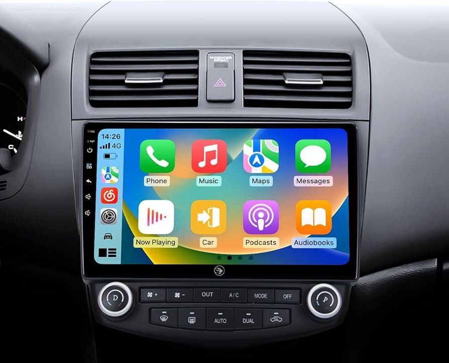 10.2'' Car Radio Stereo for Honda Accord 7th 2003 2004 2005 2006 2007 2+64G IPS HD Touch Screen/Wireless CarPlay/Android Auto/GPS FM/SWC Bluetooth/108