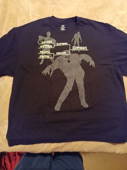 Halloween T Shirts Glow In The Dark XXL $10 For ALL