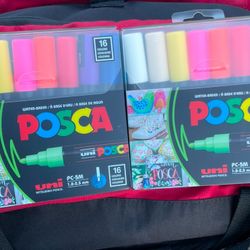 16 Pack POSCA MARKERS