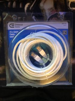 25ft Cat5e Patch Cord x3