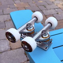 Independent 139 Skateboard Trucks-DGK “Butterfly” Wheels-DGK Benjamins Bearings