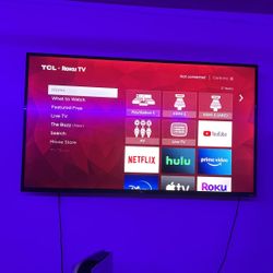 TCL 55 “ Class 4- Series 4k UHD HDR Smart Roku TV 