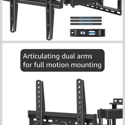 Full Motion TV Wall Mount for 32”-65” (New in Box))