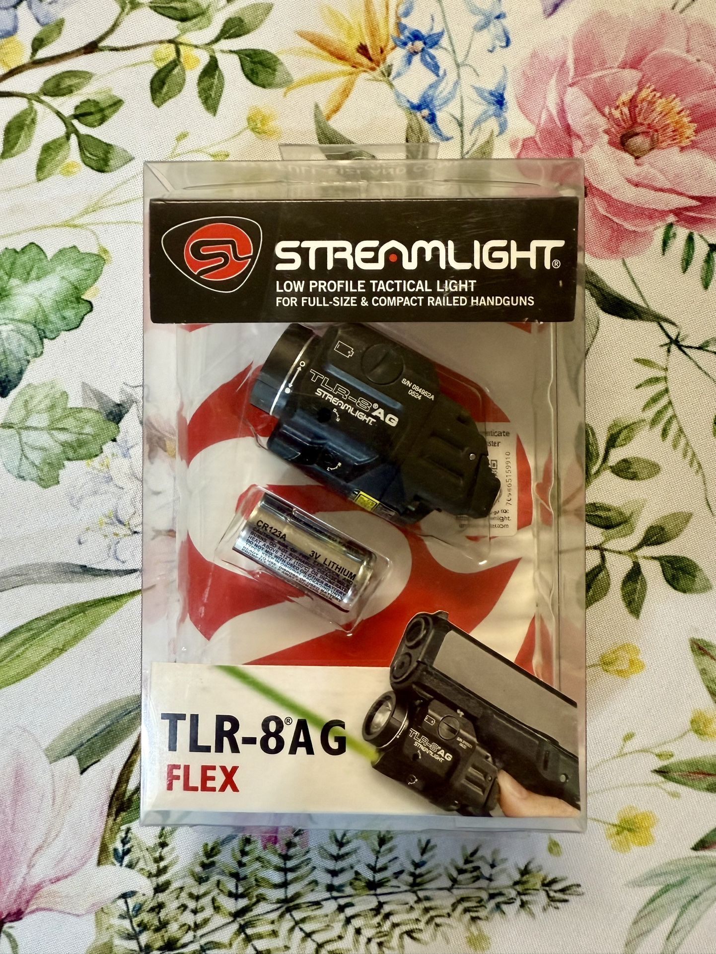 Streamlight TLR-8AG Flex Gun Mount White LED Flashlight with Green Laser