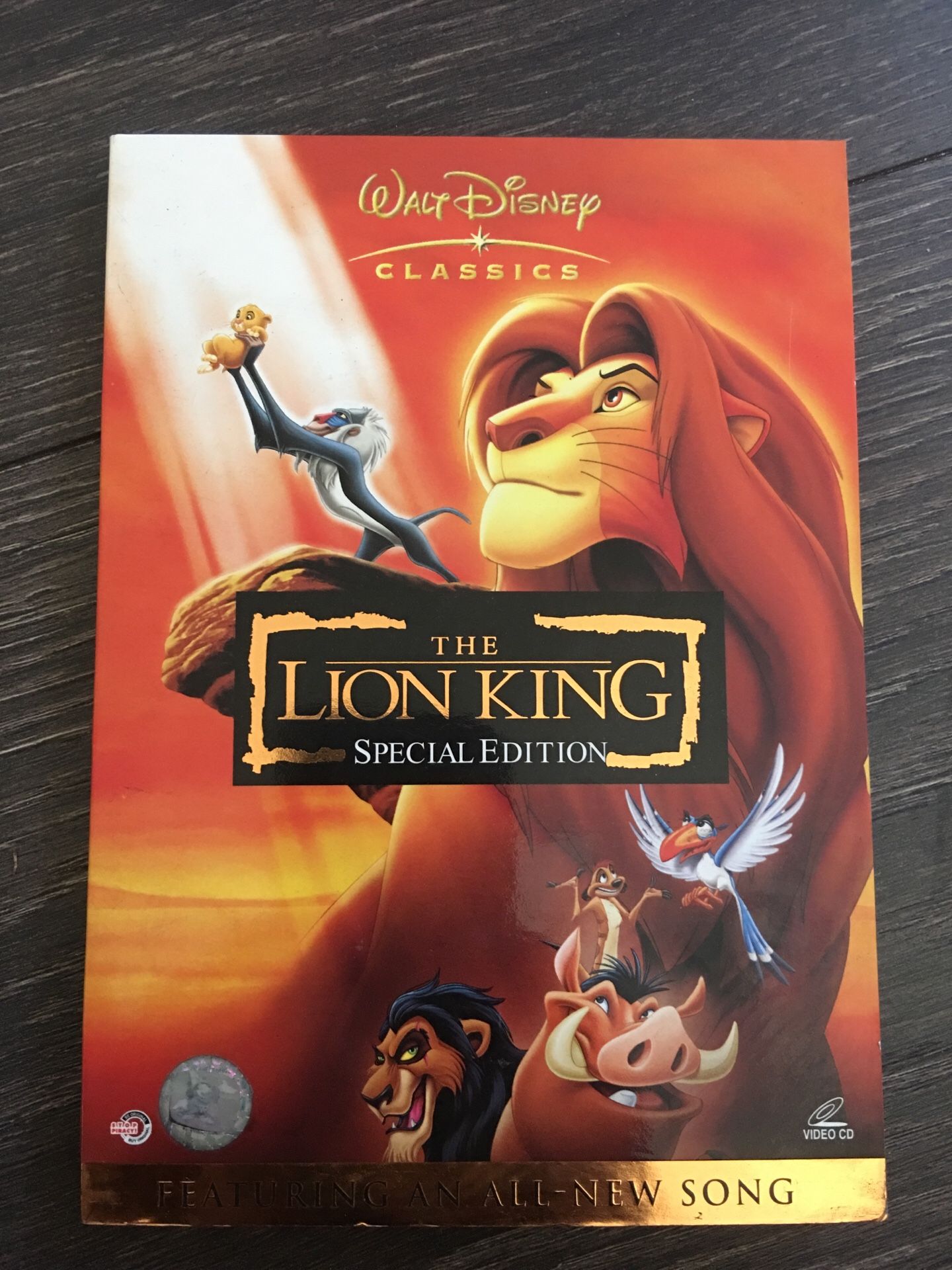 Rare special edition the lion 🦁 king “VCD”