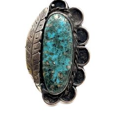 Estate Turquoise Navajo Sterling Ring