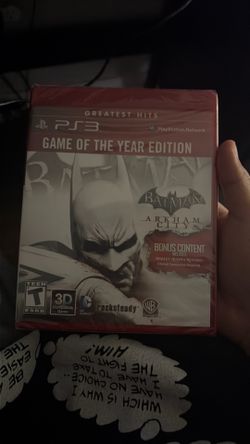 Batman arkham city Game of the year edition brand new