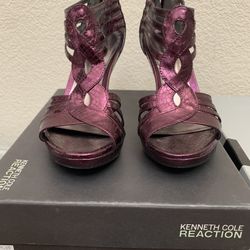 Kenneth Cole Purple Heels