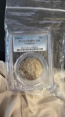 Certified Silver coin 1989