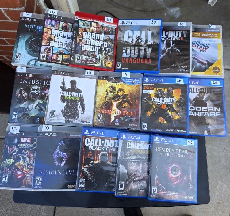 Ps3&ps4 Games