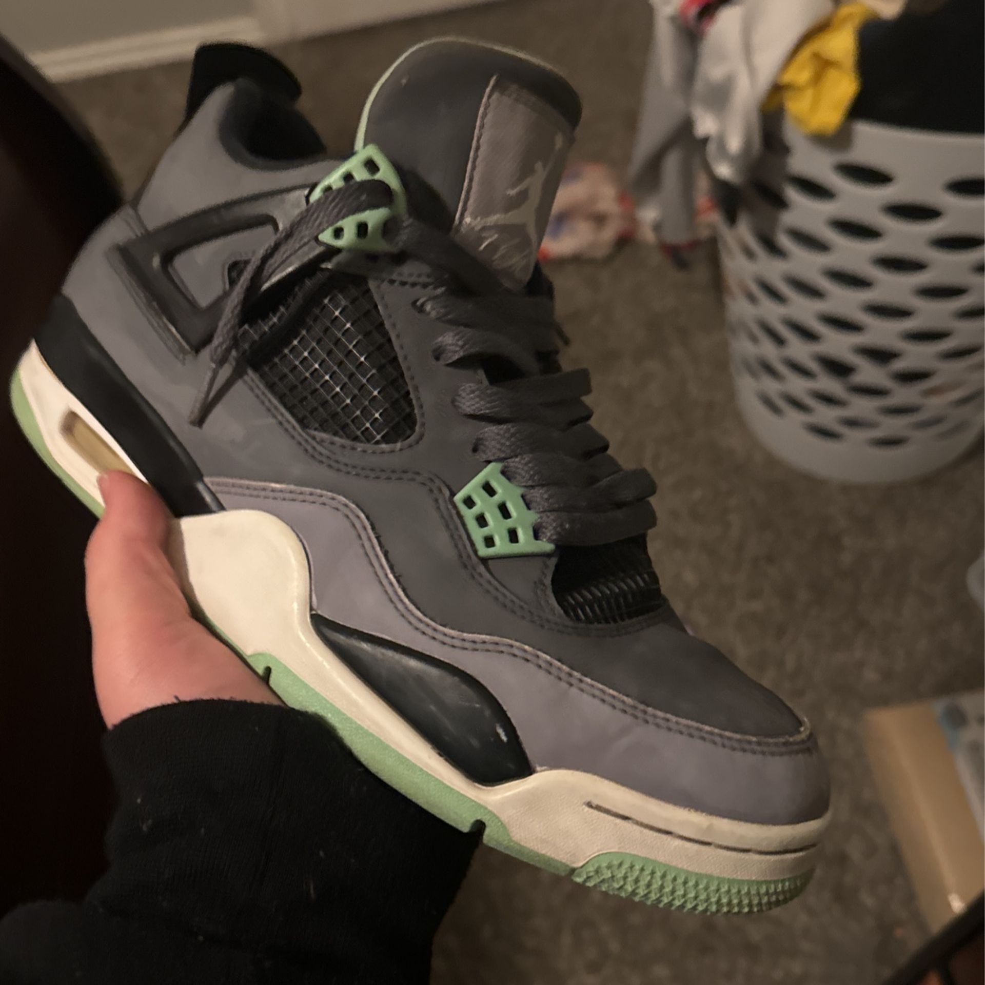 Jordan Four Green Glow