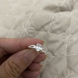 Real 925 Sterling Silver Wedding Ring Size 7