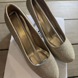 New: Dream Pairs Size 10 Womens Low Stiletto Heel Dress Pumps Festival Formal Wedding