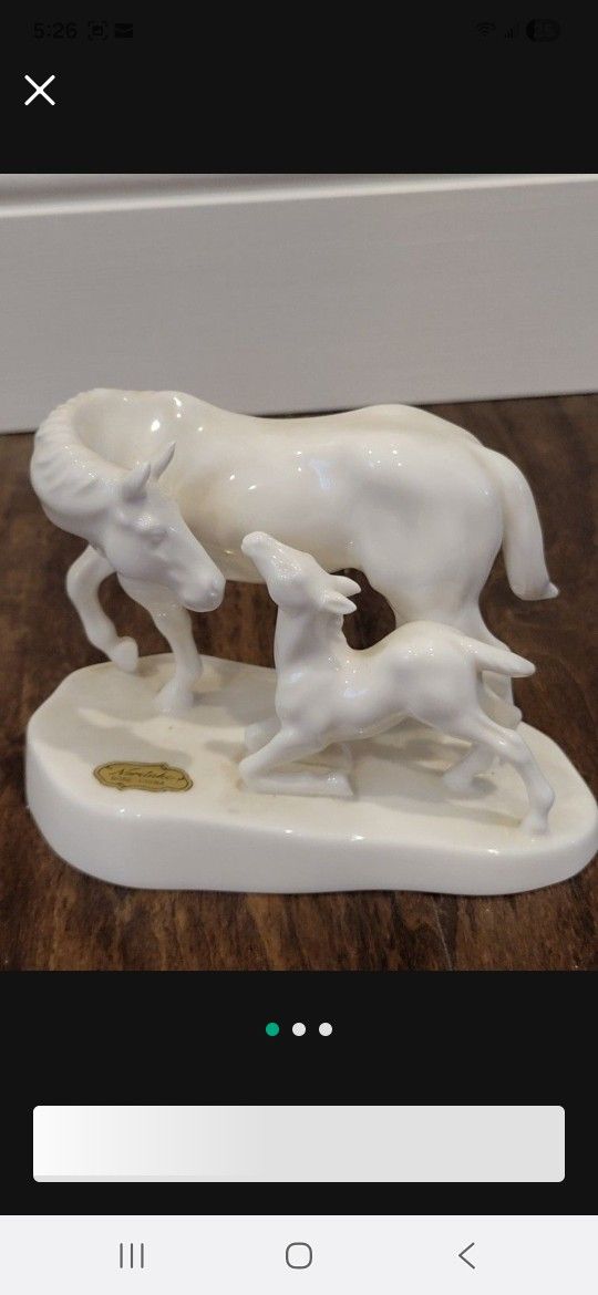 Noritake Mare and Colt Bone China