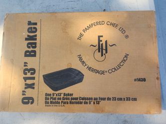 Pampered Chef 9x13 Baker Stock #1430