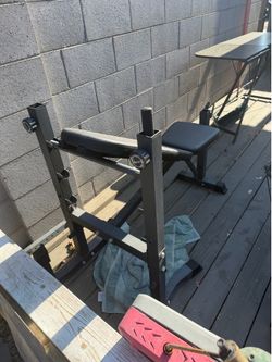 Free weight bench