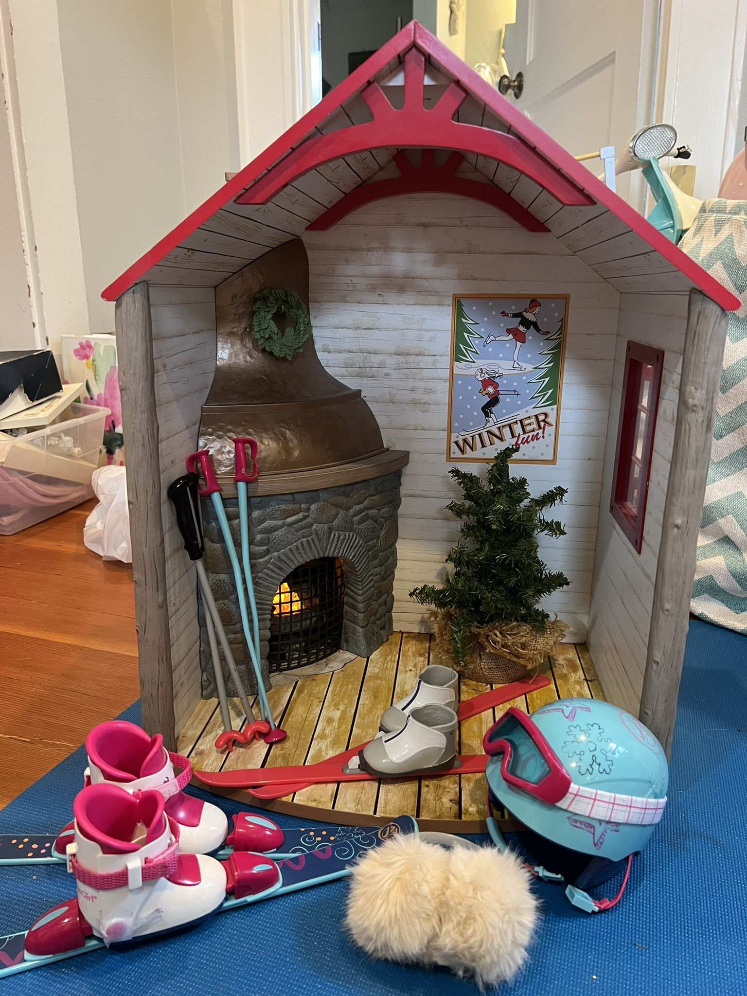 American Girl Doll Winter Ski Set!