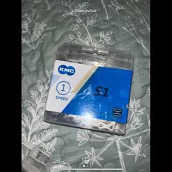 KMC Bike Chain Single Speed 112-Links 1/2"x 1/8" Snap-On Connectors 0392A