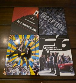 Set of 4 Blu Ray Steelbooks sold together as a set read description for details