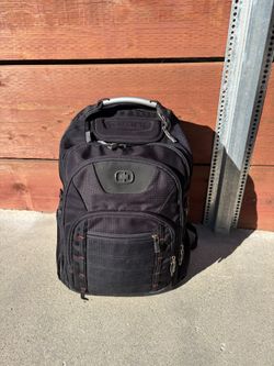 Black OGIO Prospect Backpack, Tech Vault, Airflow
