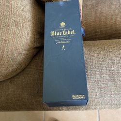 Blue Label Empty Bottle