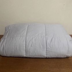 15 lb weighted grey blanket 