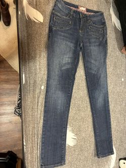 Dollhouse Size 9 Dark Denim Skinny Jeans 31” Inseam 