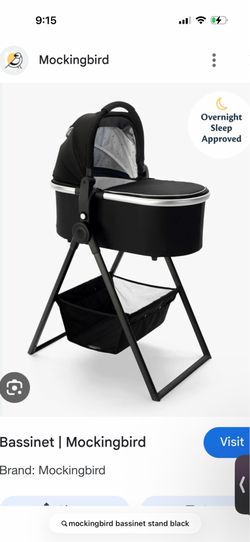 Mocking bird bassinet and stand